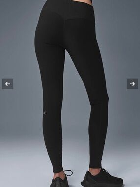 Alo High-Waist Black Leggings EUC